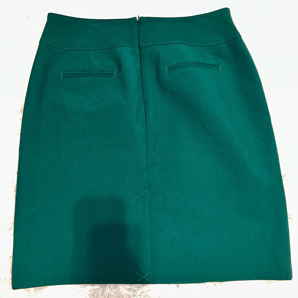 Emerald green pencil skirt - Picture 4 of 7